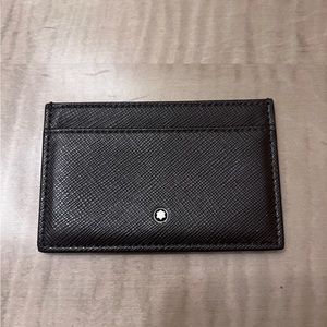 Mont Blanc brown leather cardholder